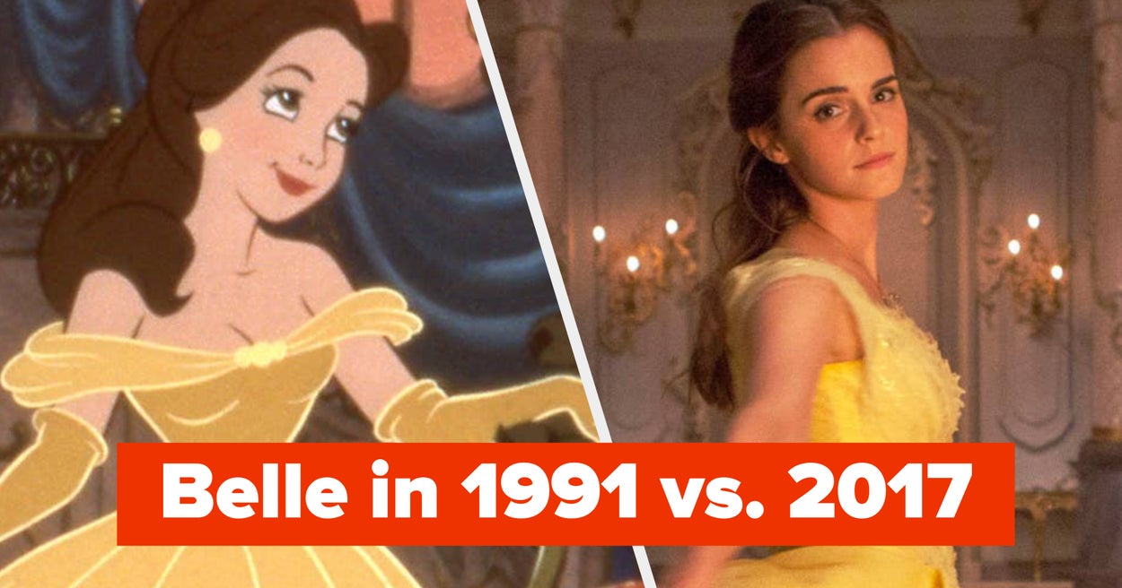 Here’s What These Animated Disney Characters Looked Like In The Original Vs. The Live-Action Remake