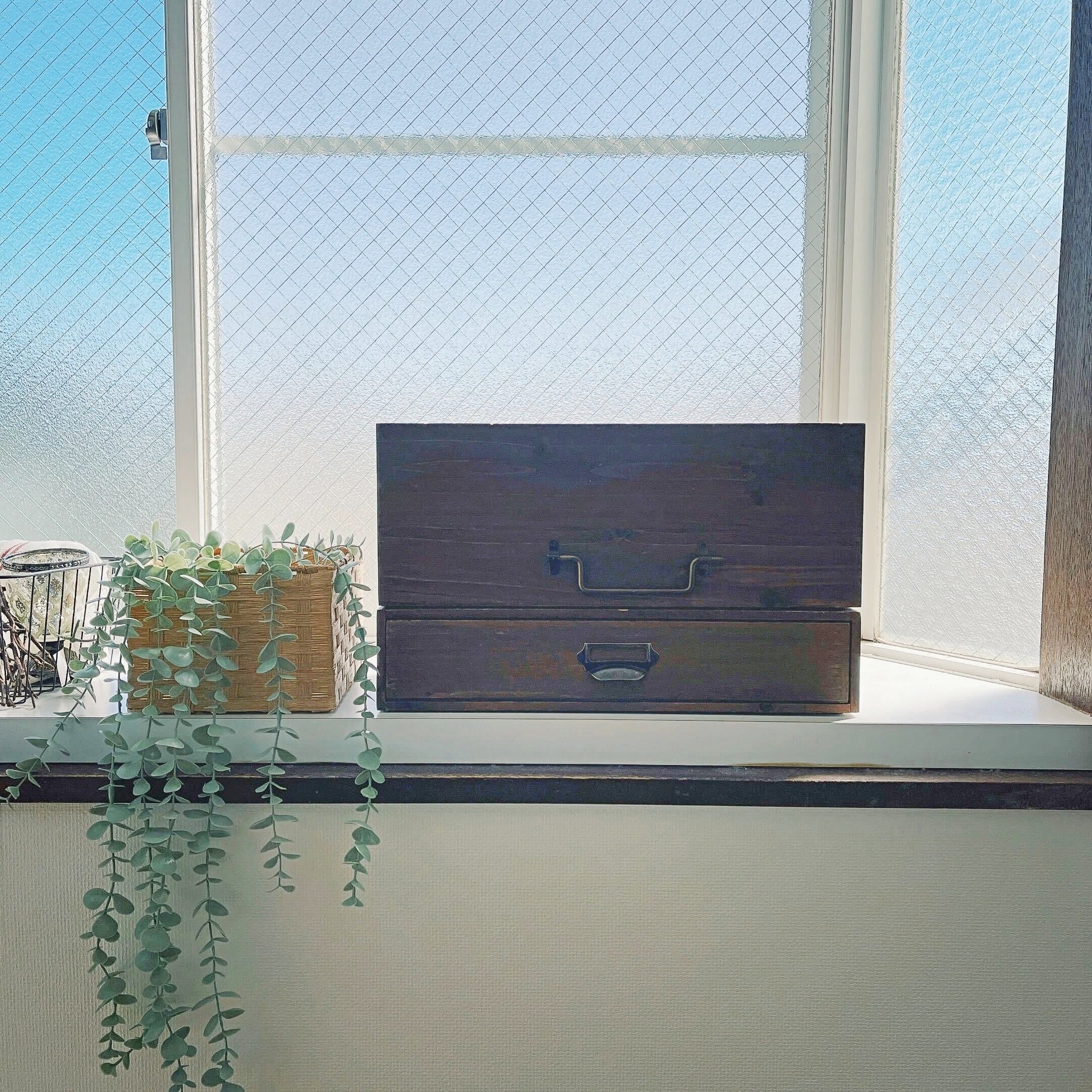 salut!(サリュ)のオススメの収納「リサイクルウッドツールトランク」