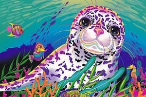 Lisa Frank seal from the 90s