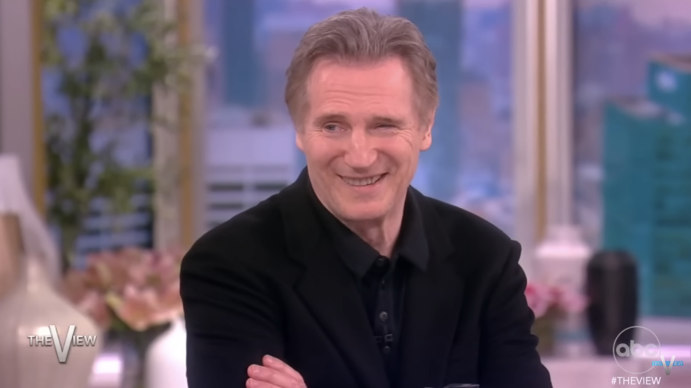 990px x 556px - Liam Neeson Has Dragged â€œThe Viewâ€ After Joy Behar Thirsted Over Him