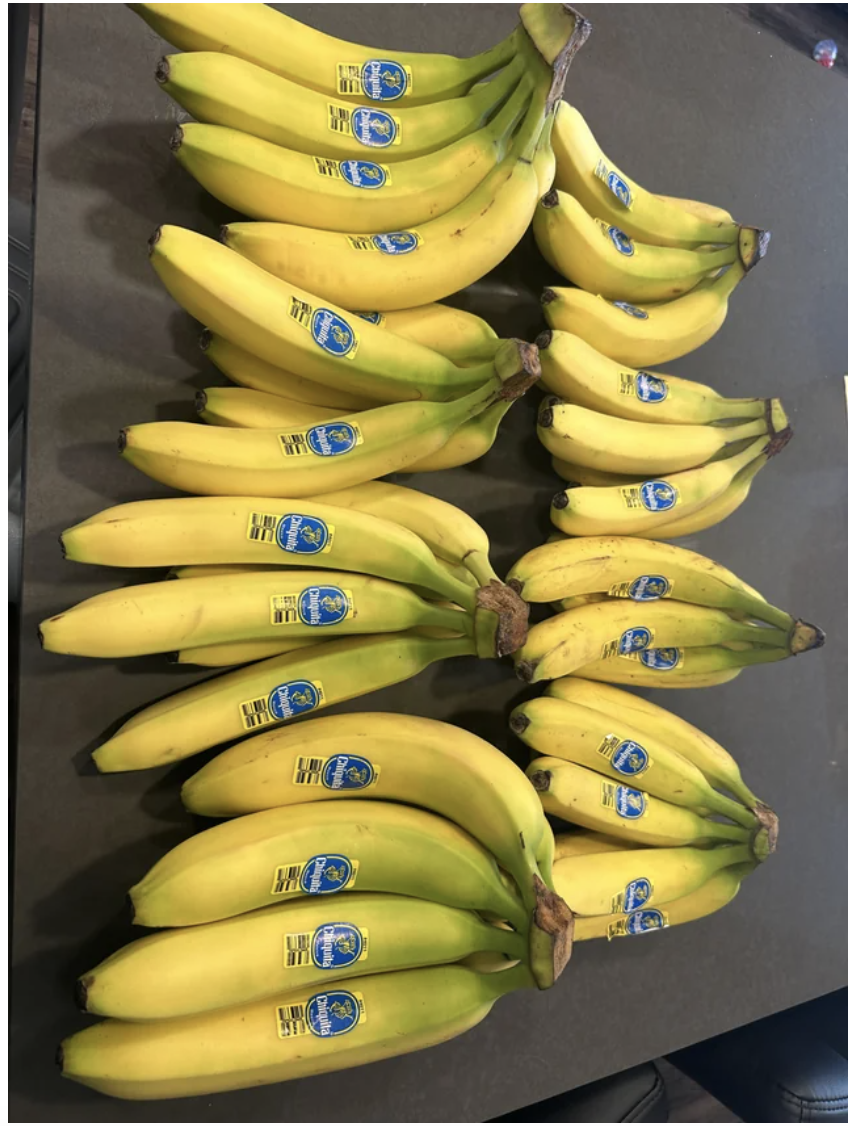 A lot of bananas