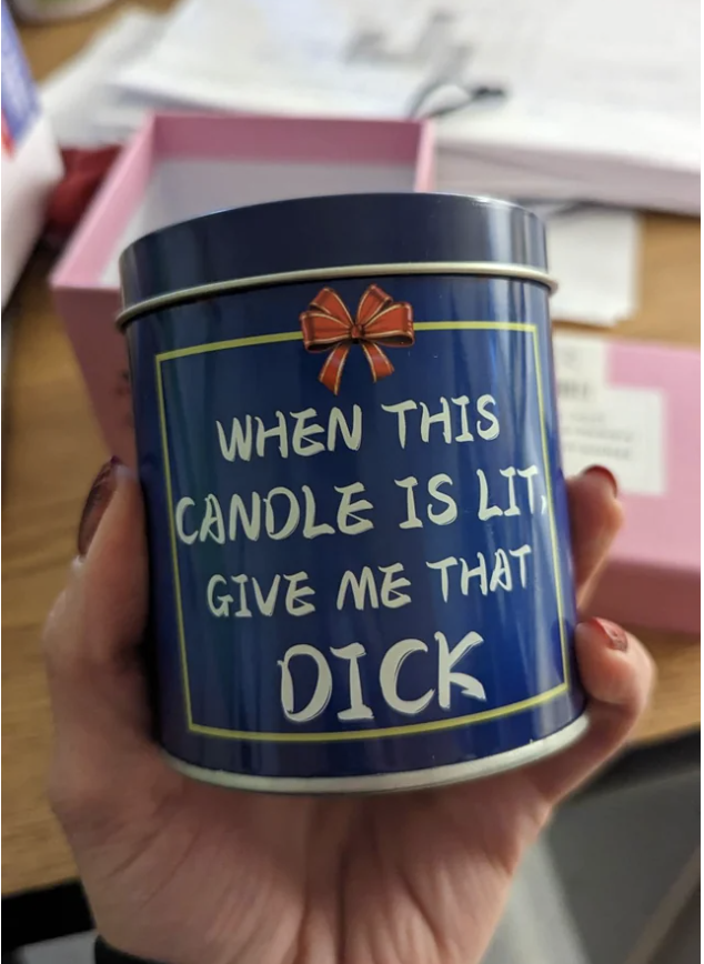 &quot;When this candle is lit, give me that dick&quot;