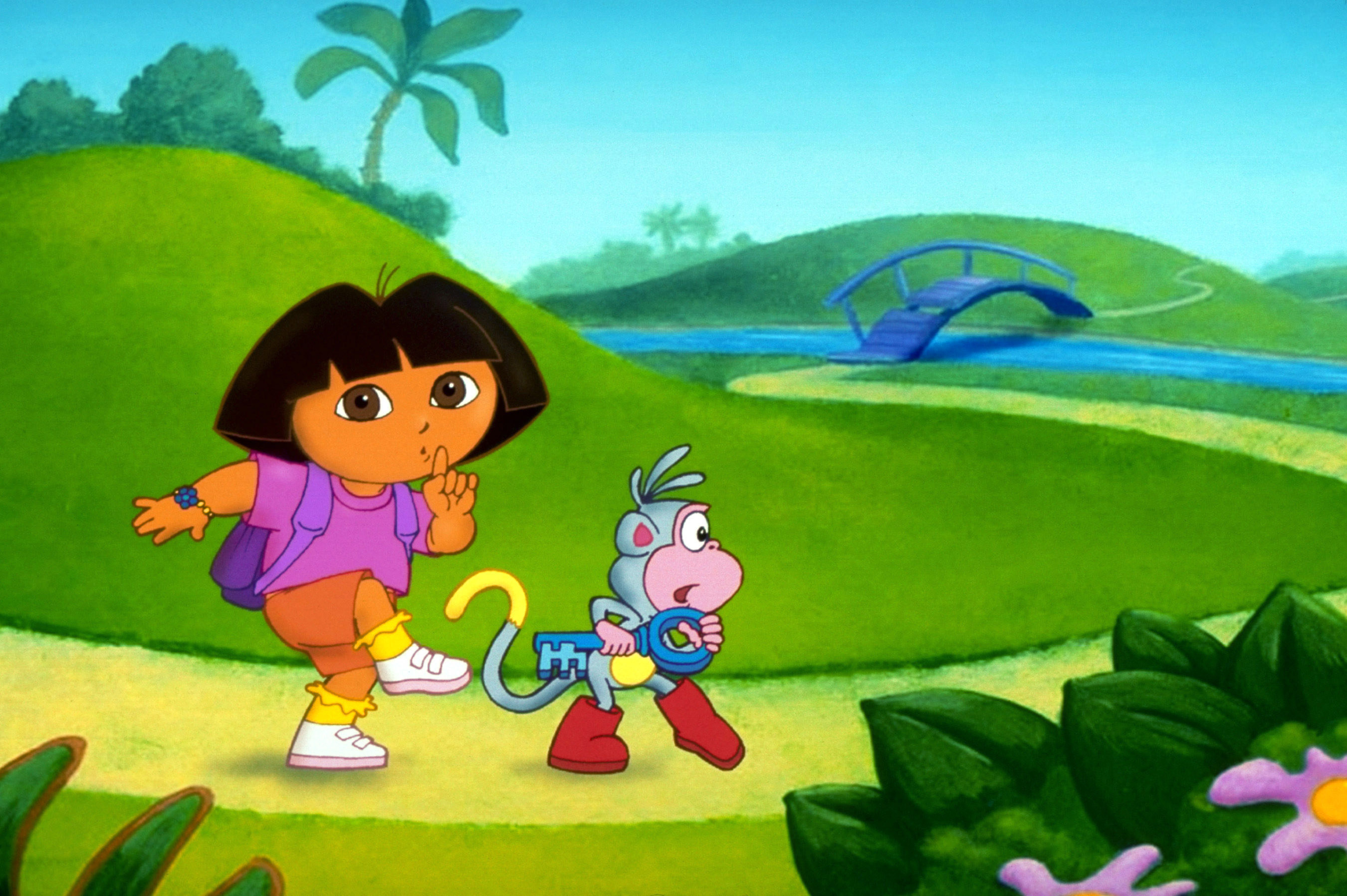 Dora and Boots in Dora the Explorer