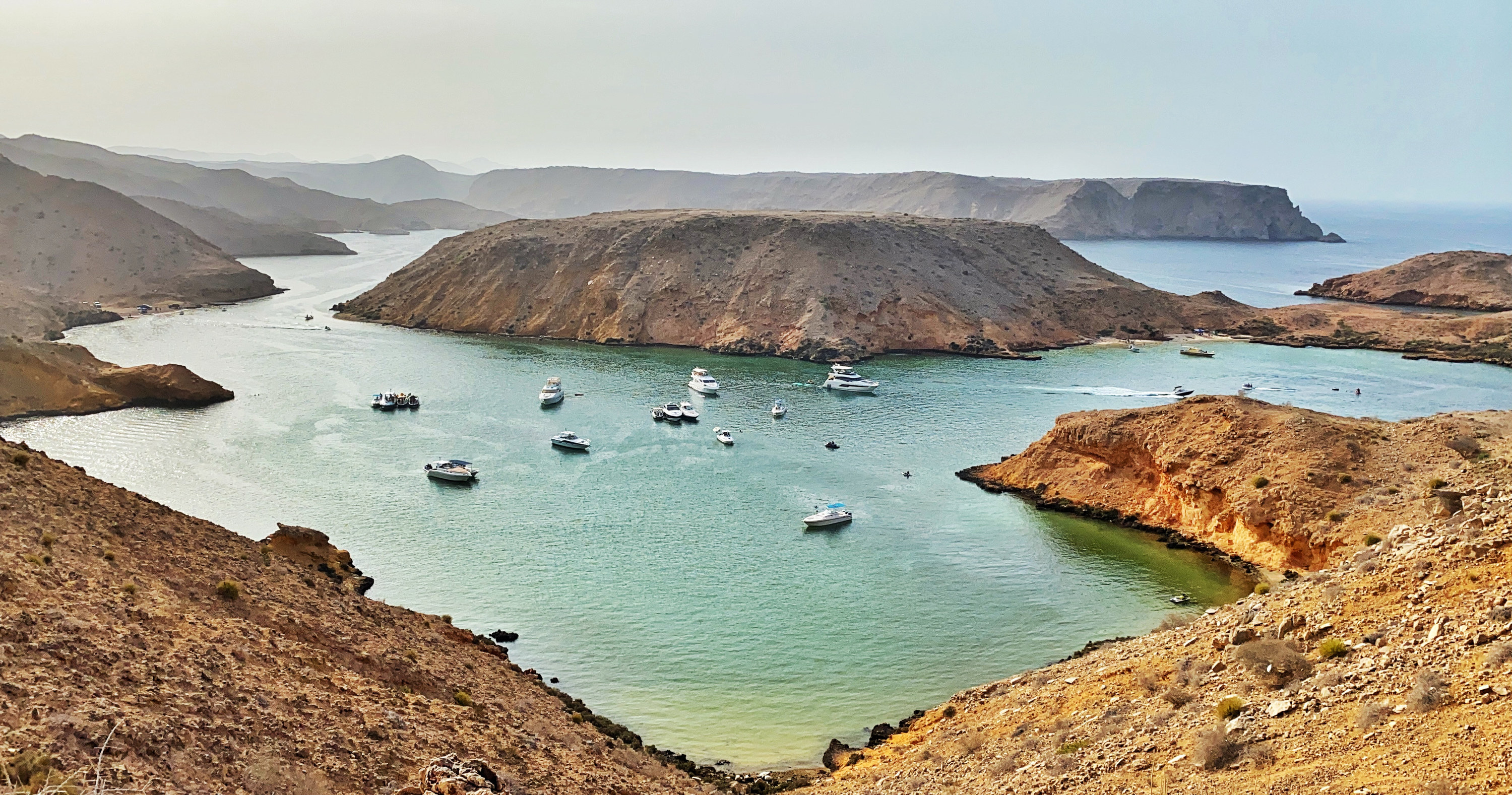 A landscape of Muscat, Oman.