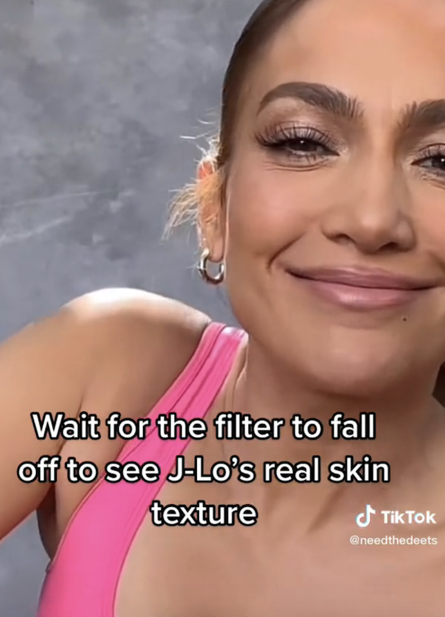 Jennifer Lopez's Filter-Free Skincare Video Is Dividing the Internet