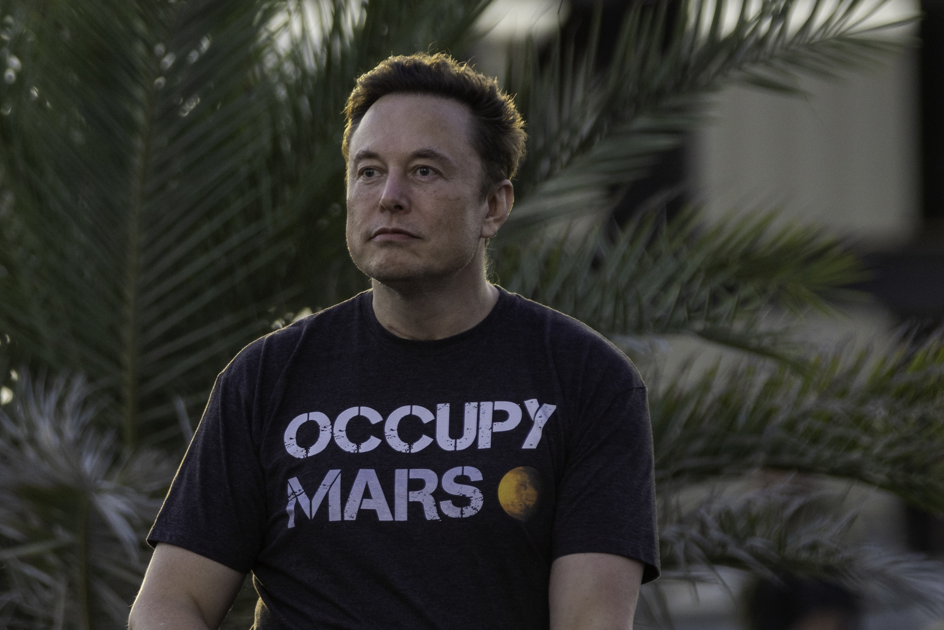 SpaceX founder Elon Musk during a T-Mobile and SpaceX joint event on August 25, 2022