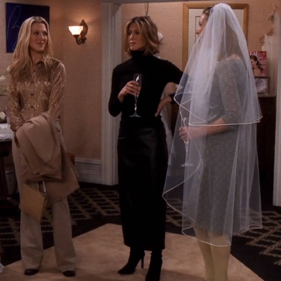 Rachel Green fashion, Season 2, episode 17.