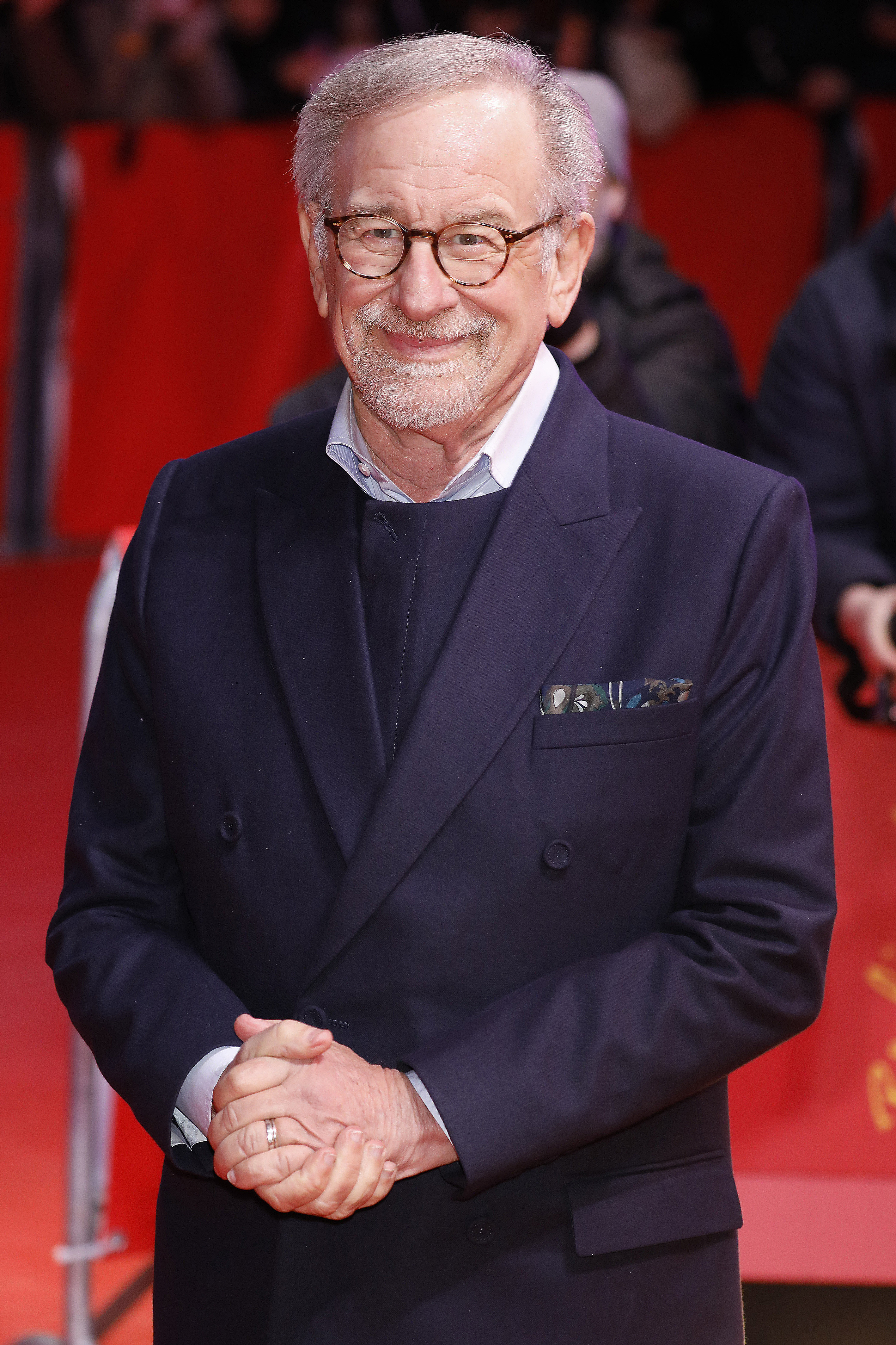 Steven Spielberg arrives at the red carpet of &#x27;The Fabelmans (Die Fabelmans)&#x27; premiere &amp;amp; Honorary Golden Bear and homage for Steven Spielberg&#x27; during the 73rd Berlin International Film Festival
