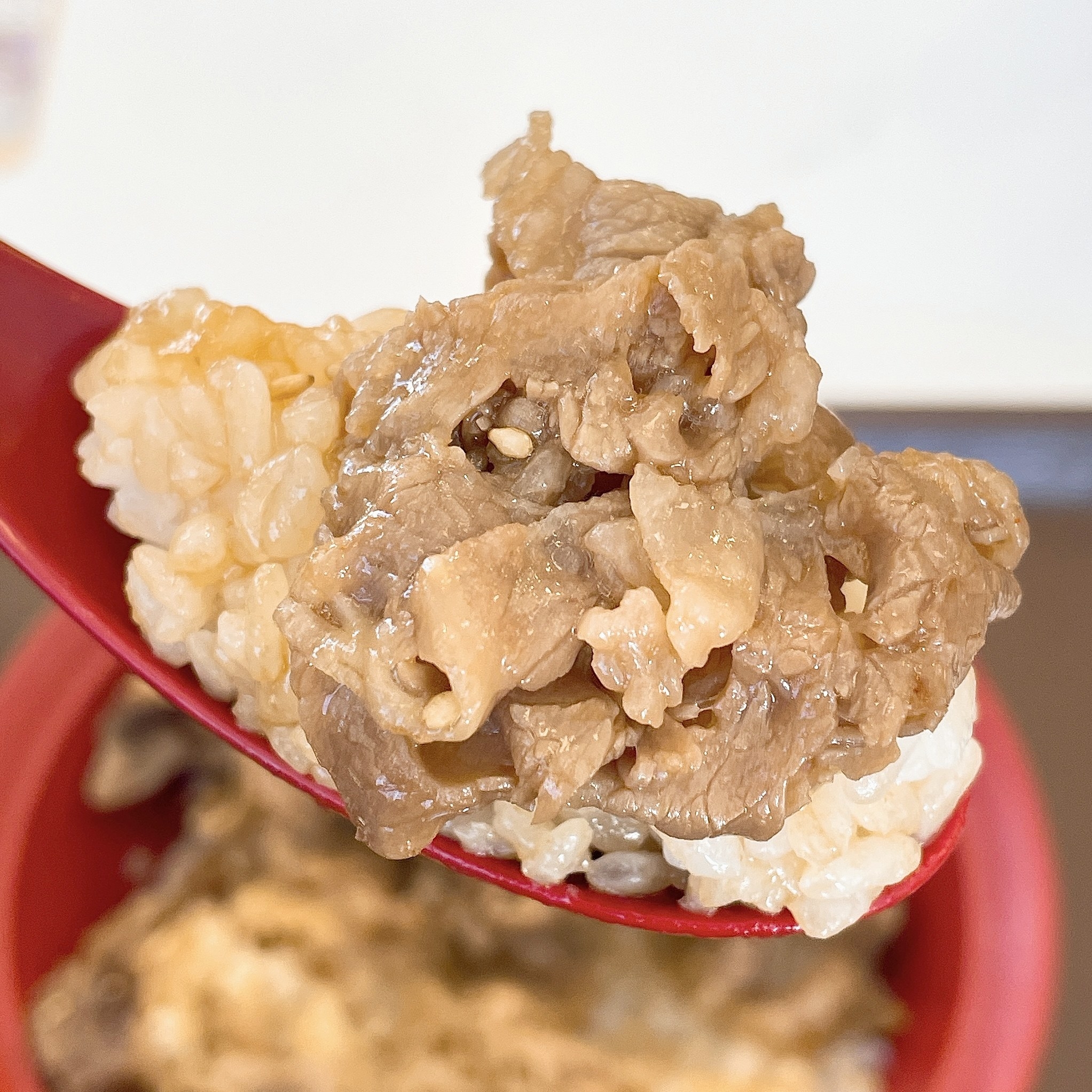 すき家のおすすめのメニュー「牛カルビ丼」