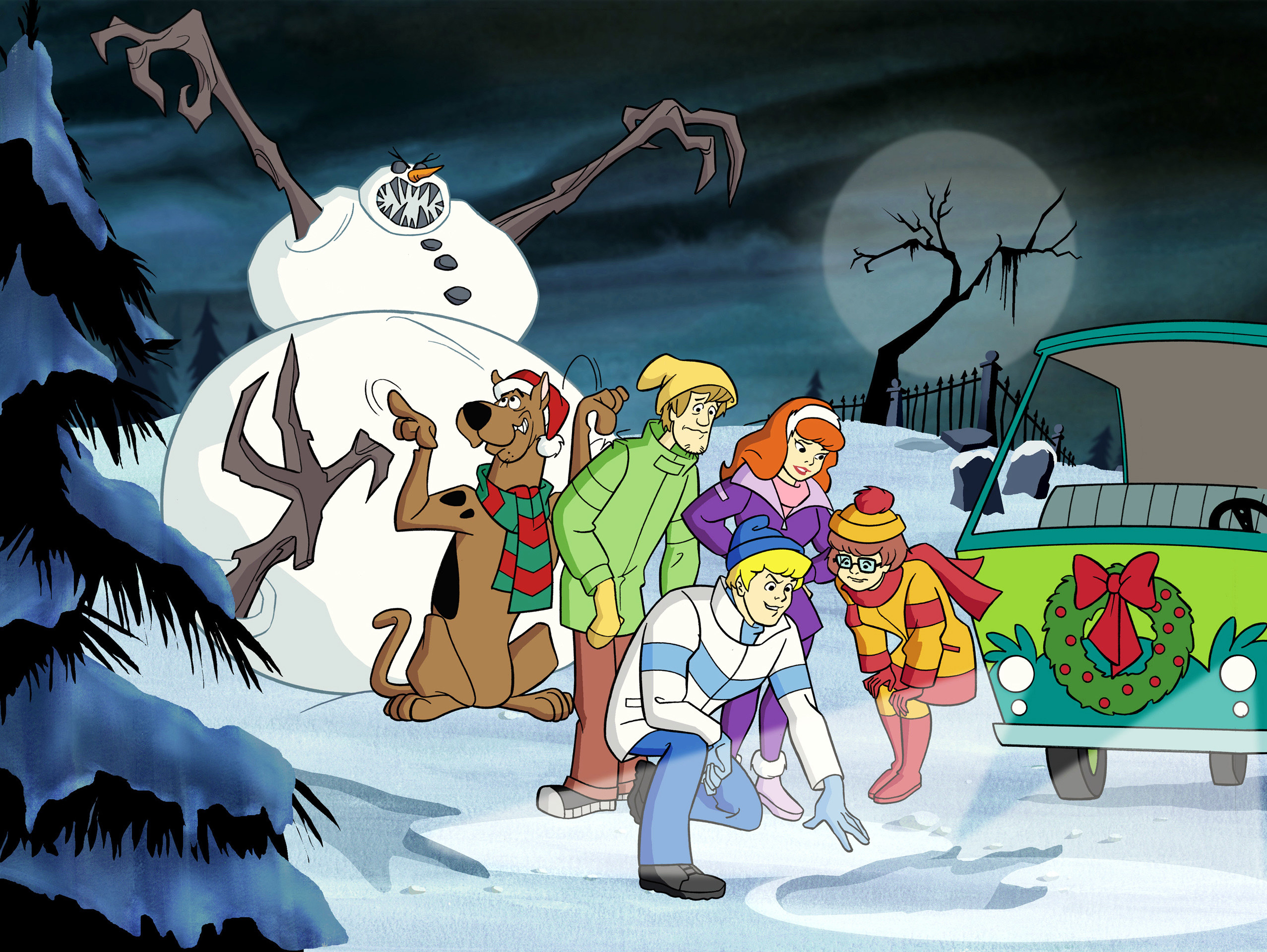 Scooby-Doo, Shaggy, Fred, Daphne and Velma in A Scooby-Doo Christmas
