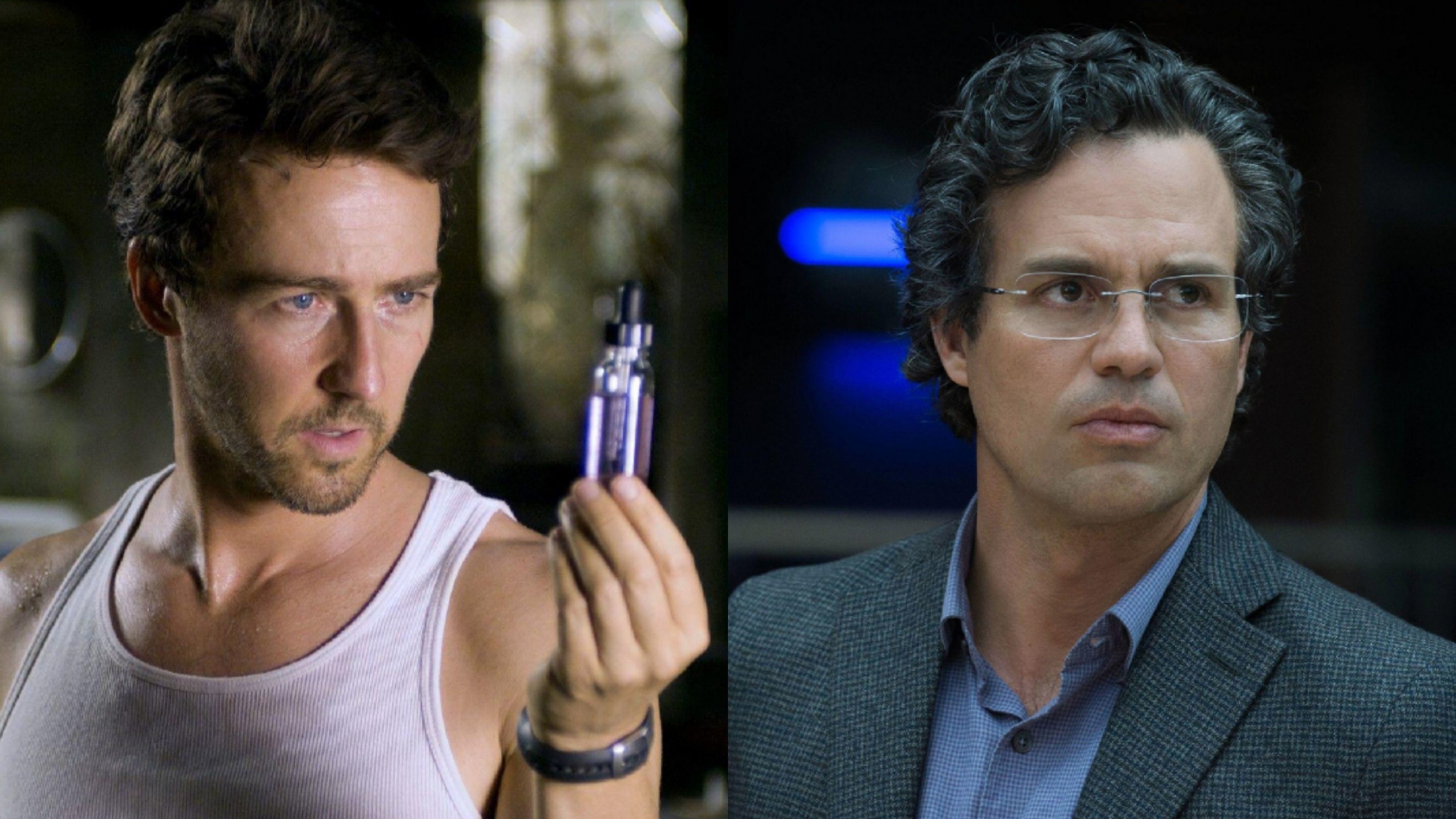 Edward Norton vs Mark Ruffalo as Bruce Banner