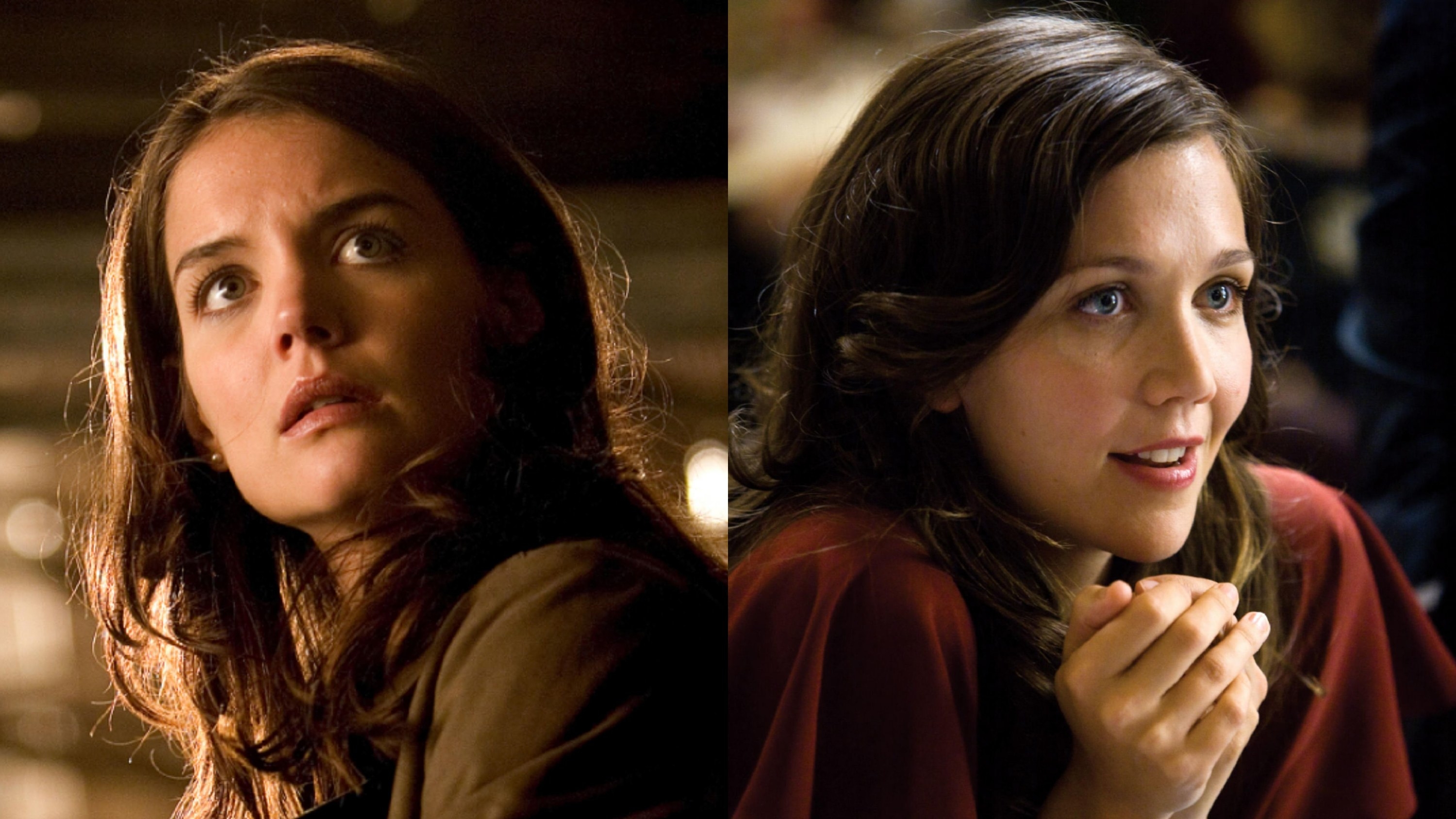 Katie Holmes as Rachel vs Maggie Gyllenhaal as Rachel