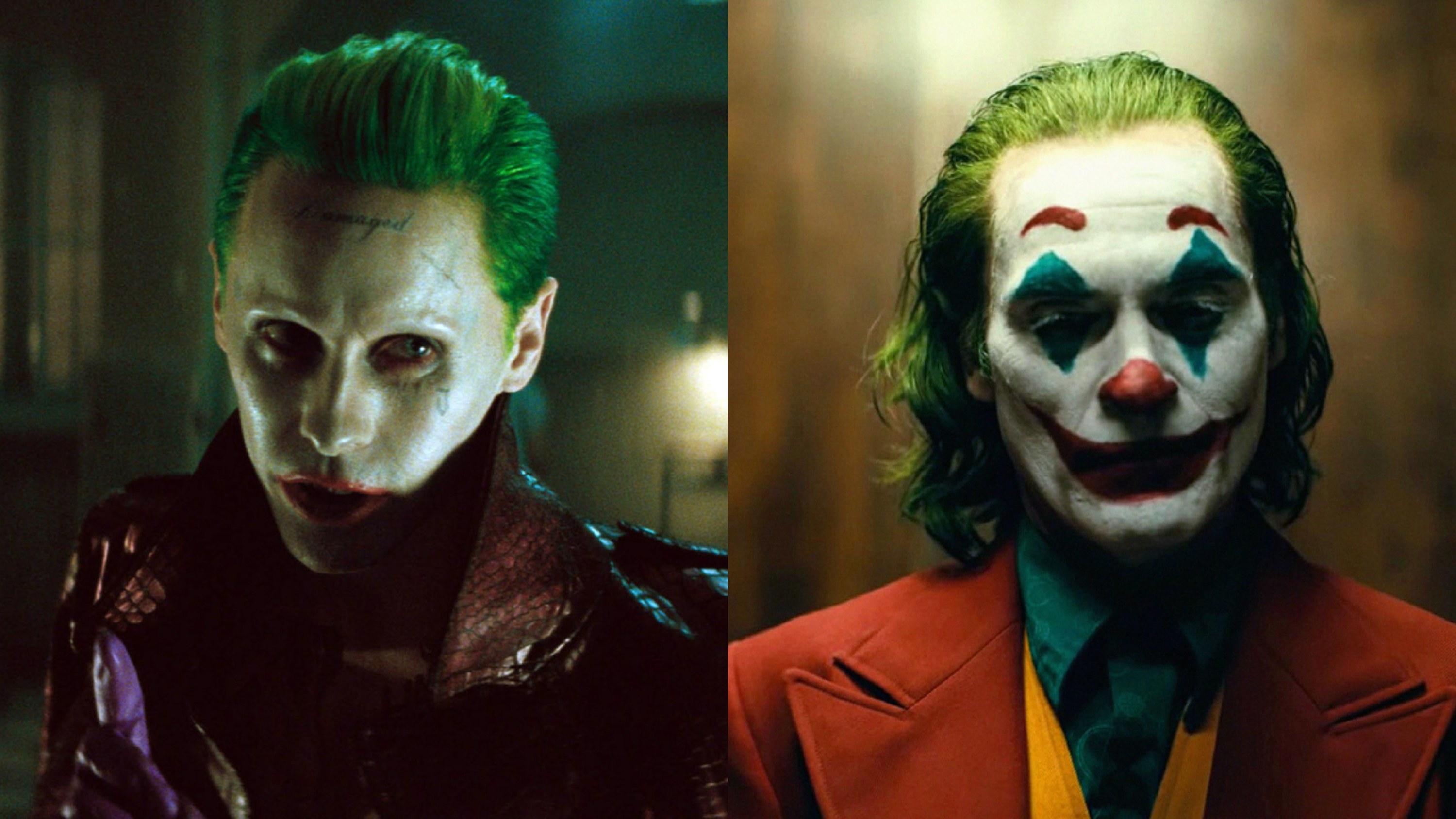 Jared Leto as The Joker vs Joaquin Phoenix as The Joker