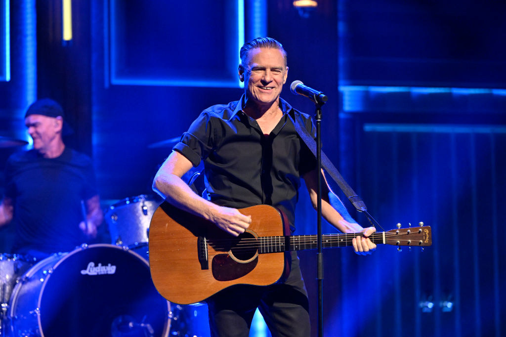 bryan adams performing on the tonight show with jimmy fallon