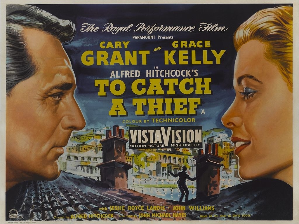 to catch a thief movie poster