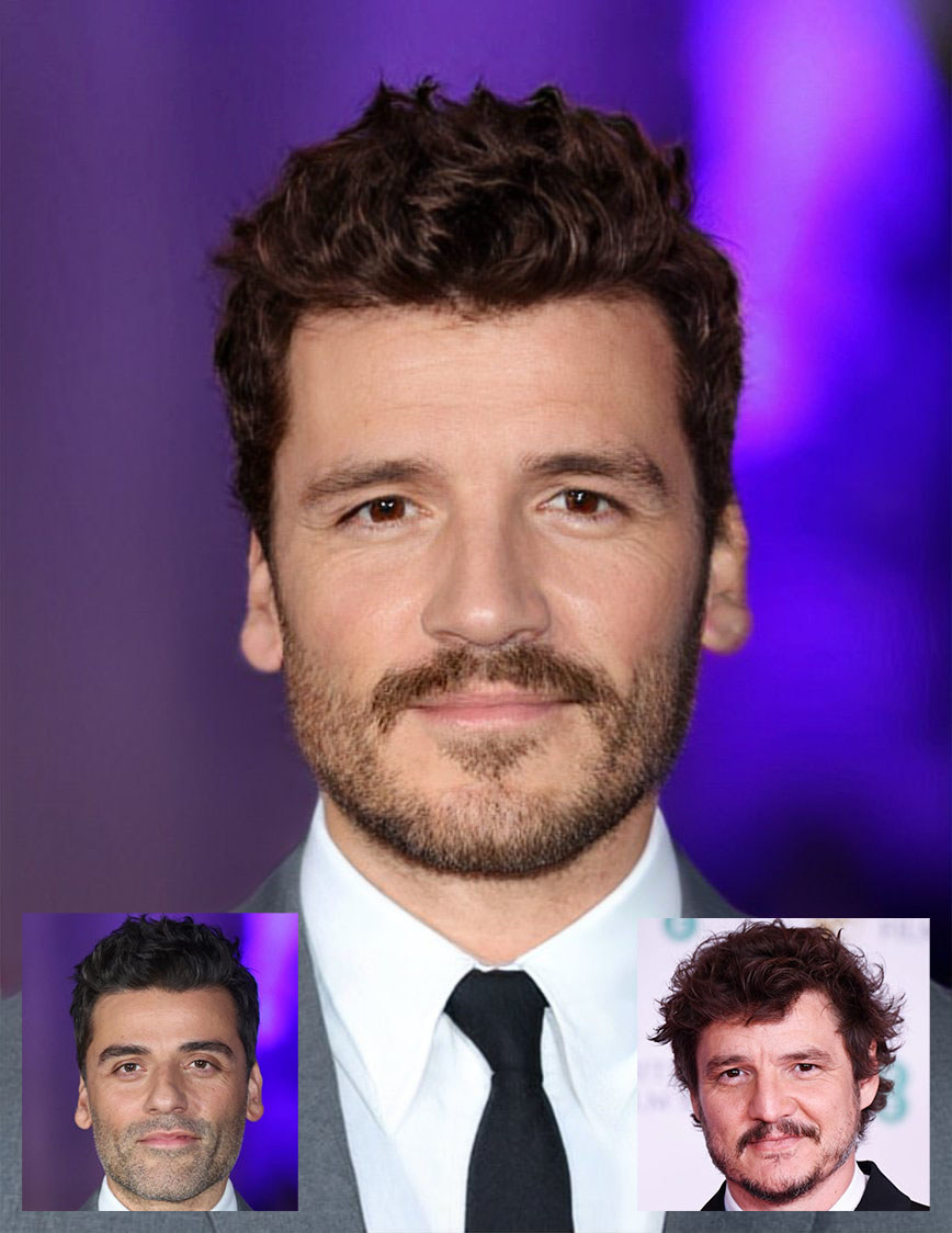 Pedro and Oscar morphed together