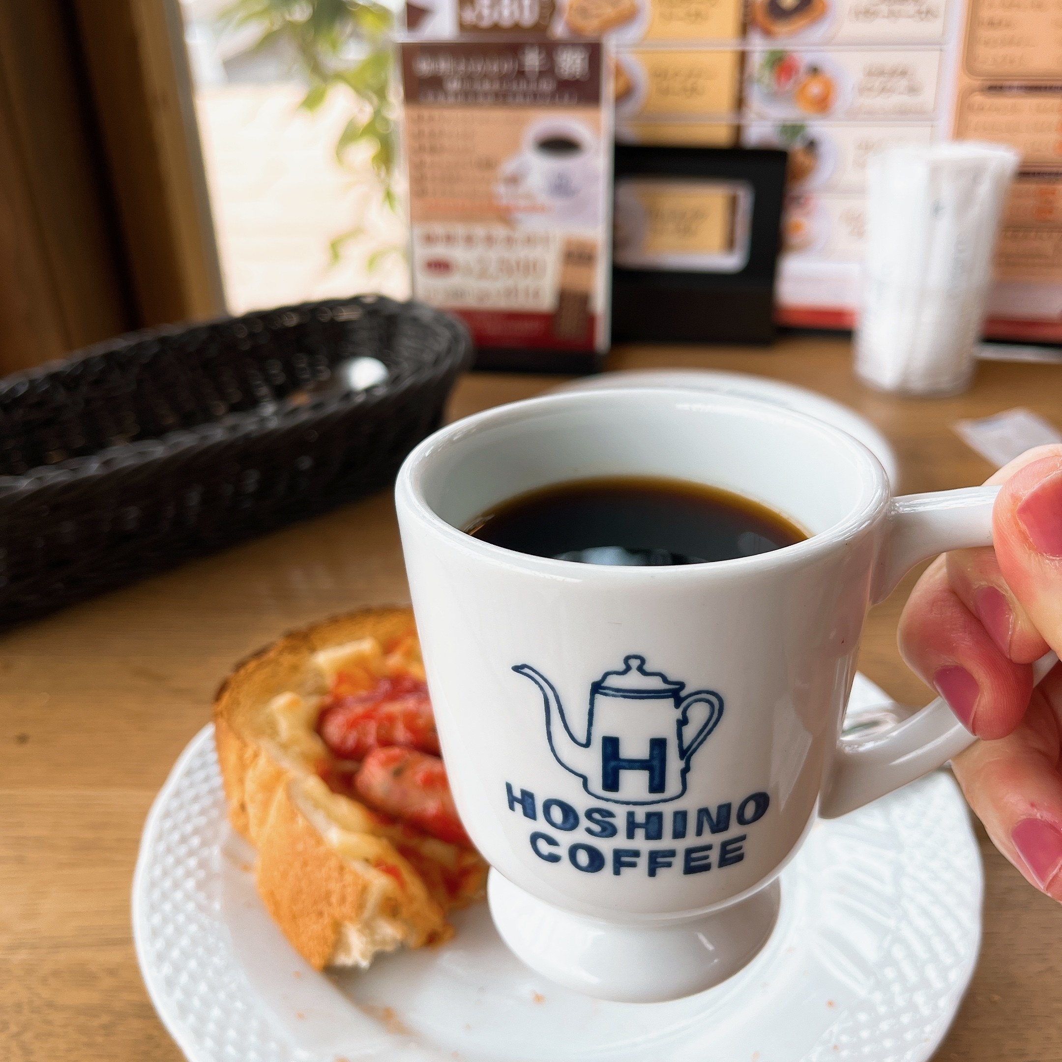 星乃珈琲店のおすすめモーニング「ウインナートースト」