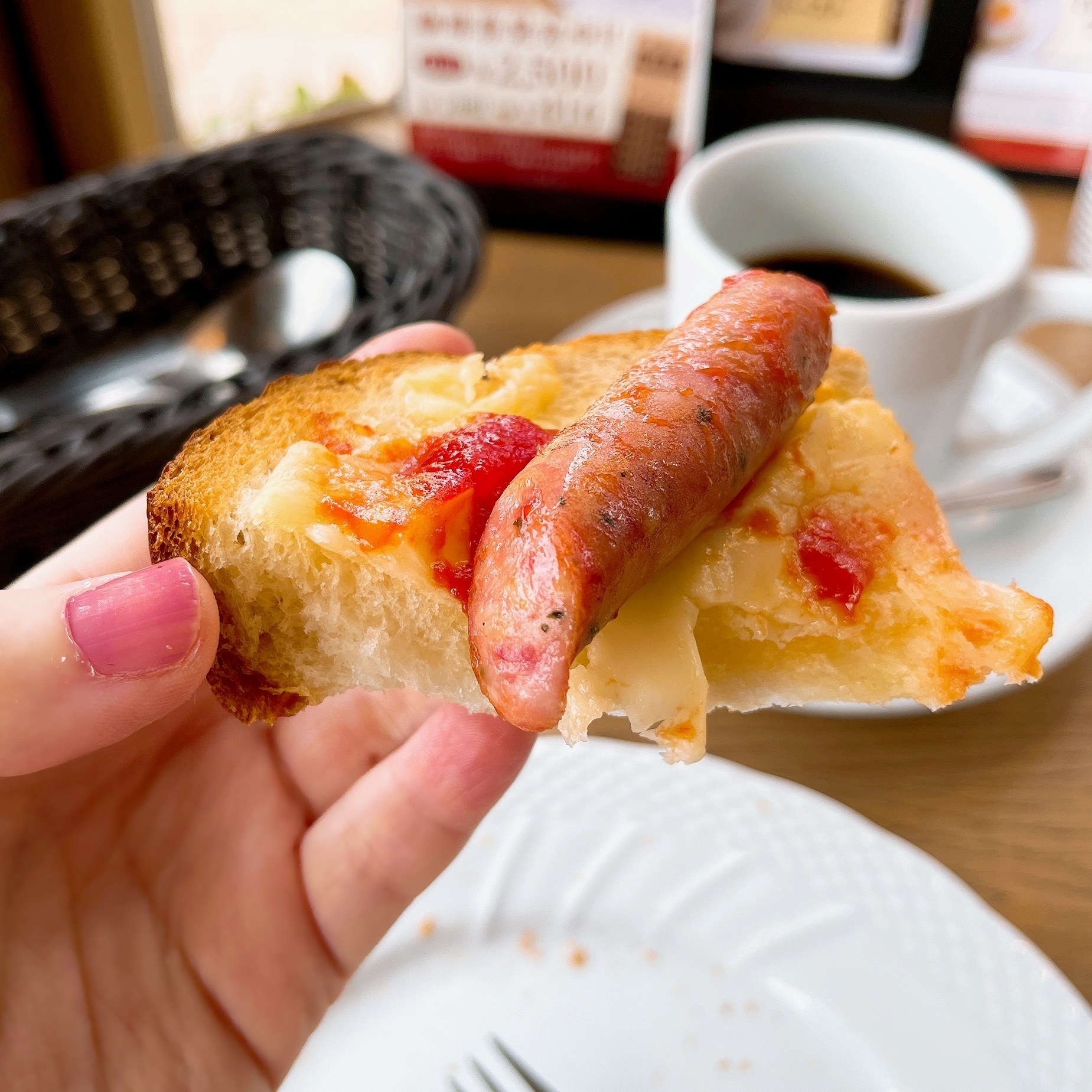 星乃珈琲店のおすすめモーニング「ウインナートースト」