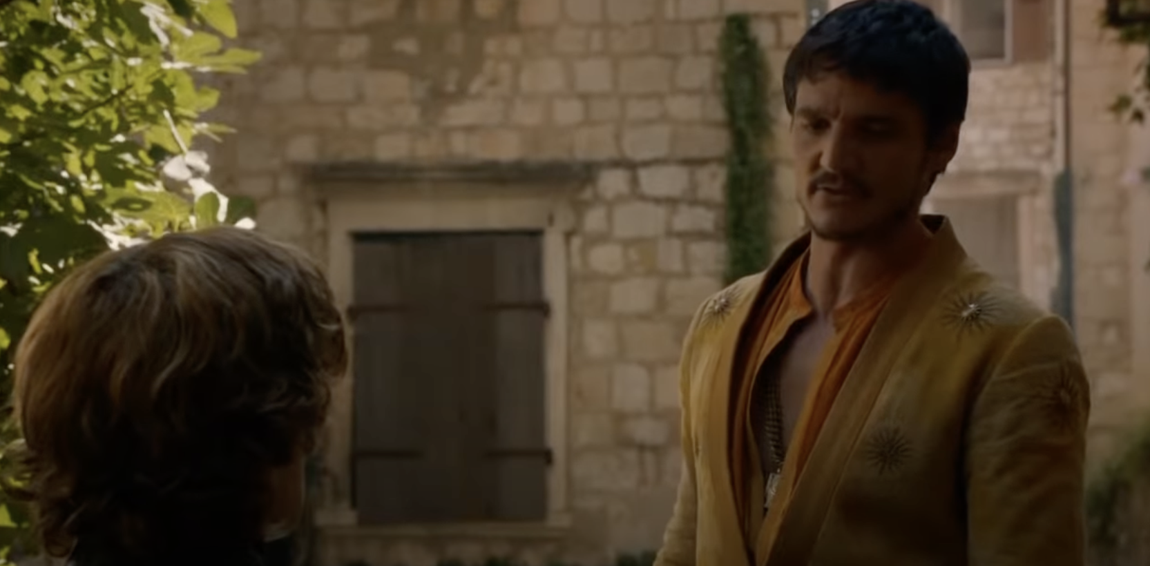 Pedro in a scene from GoT