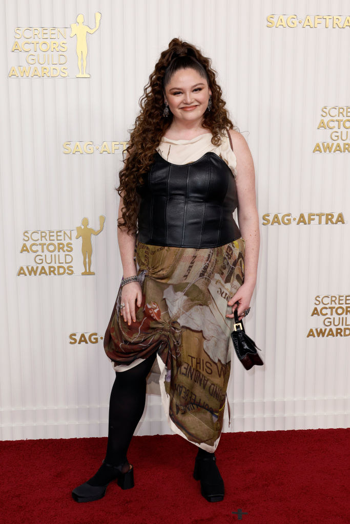 Megan Stalter attends the 29th Annual Screen Actors Guild Awards