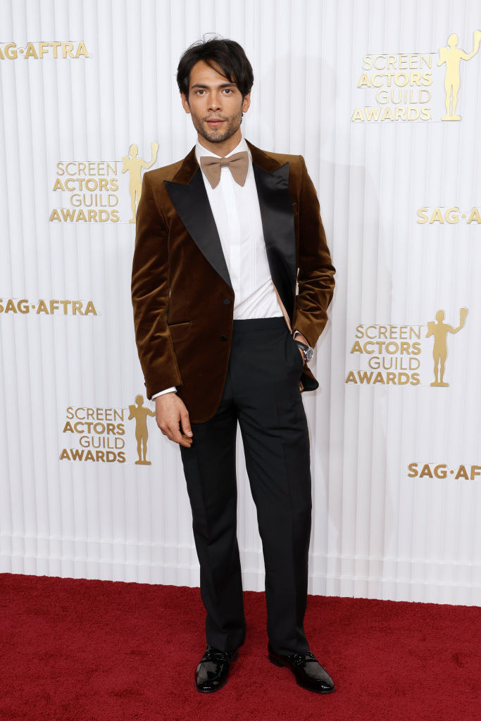 Diego Calva attends the 29th Annual Screen Actors Guild Awards