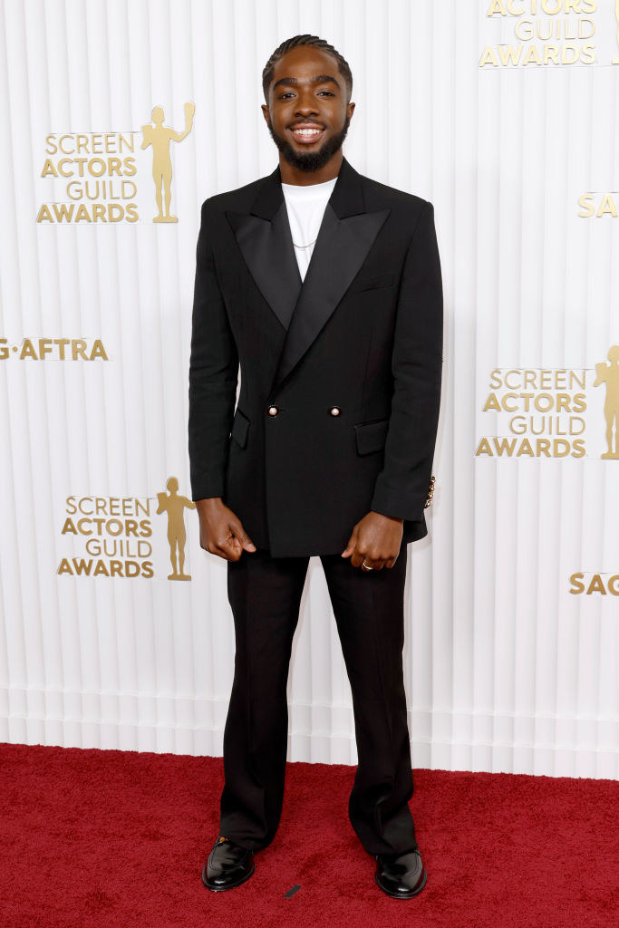 Caleb McLaughlin attends the 29th Annual Screen Actors Guild Awards