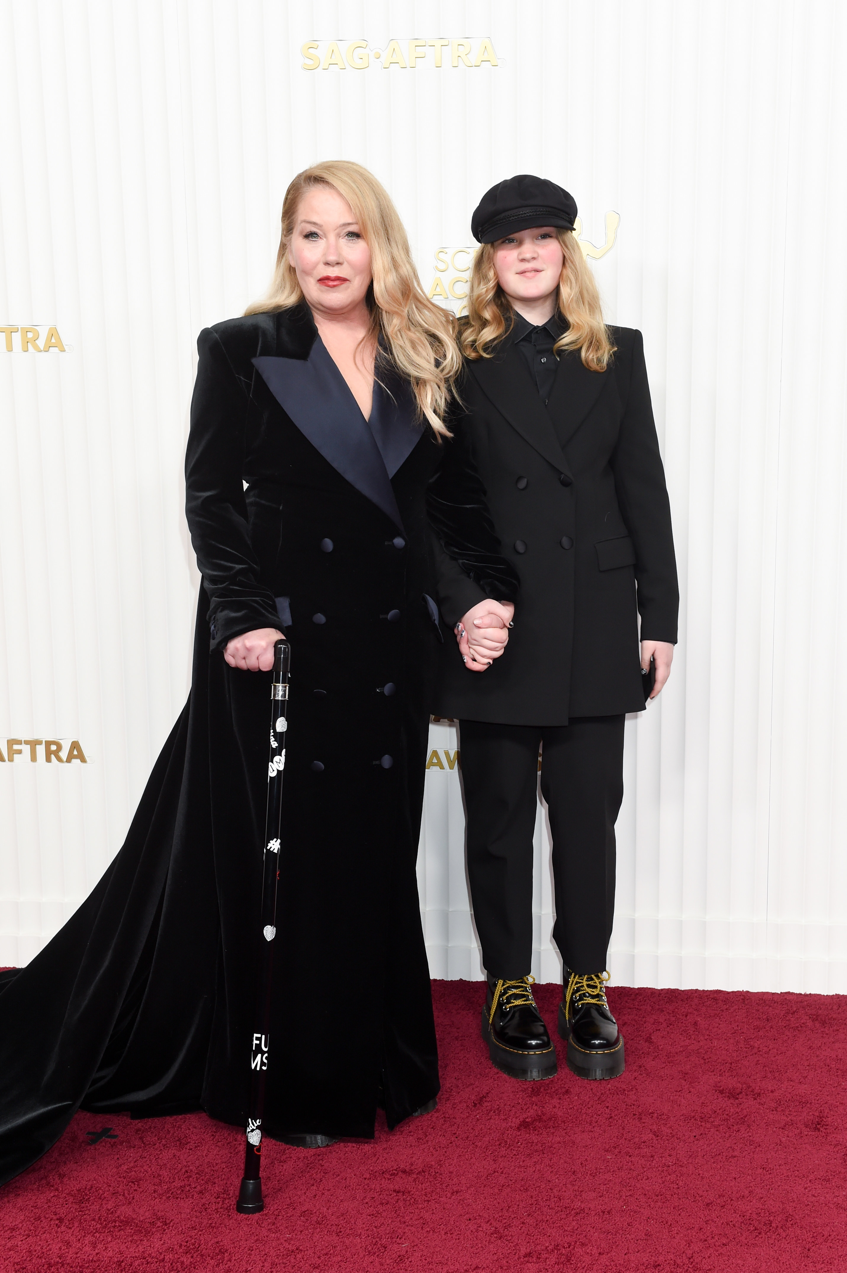 Christina Applegate with her daughter on the red carpet