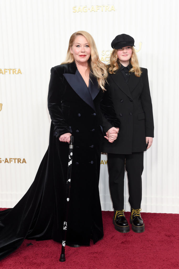 Christina Applegate and Sadie Grace LeNoble at the 29th Annual Screen Actors Guild Awards