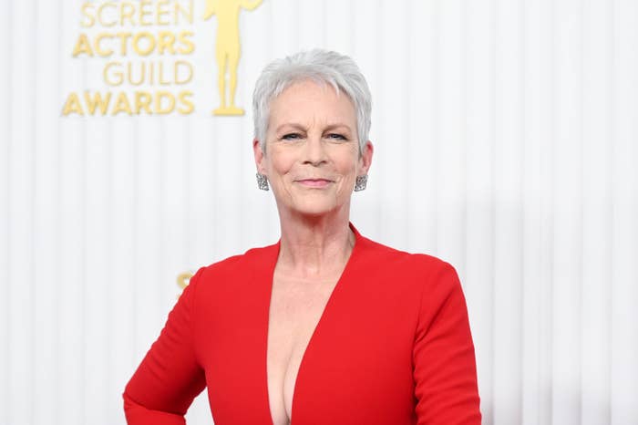 Closeup of Jamie Lee Curtis