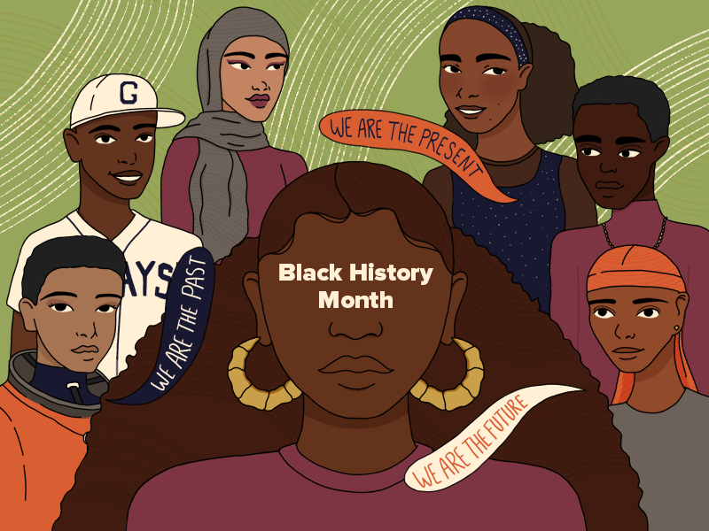 BuzzFeed BHM artwork, &quot;We are the past, we are the present, we are the future&quot;