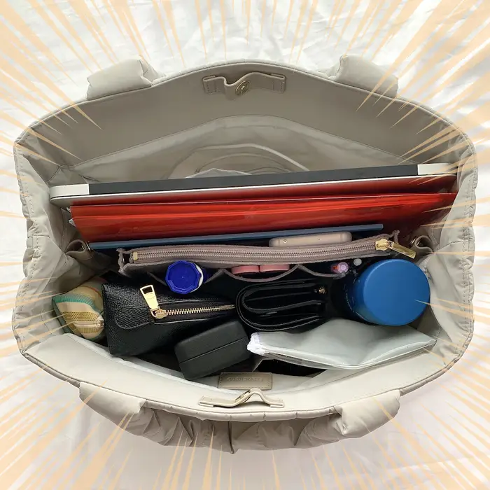 Francfranc(フランフラン)のオススメのバッグ「キルティング ツールバッグ」