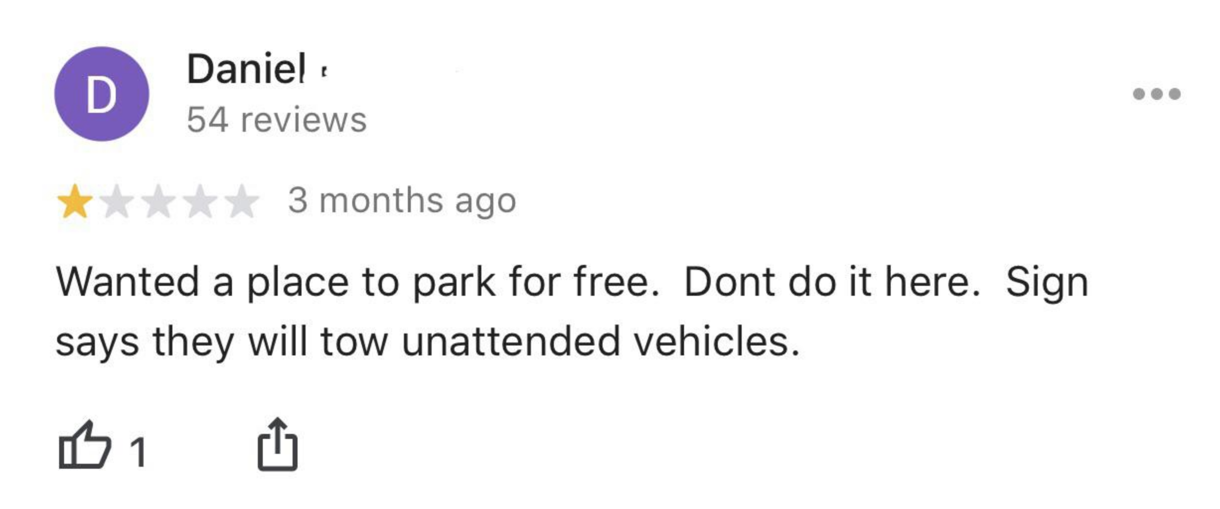 &quot;Wanted a place to park for free.&quot;
