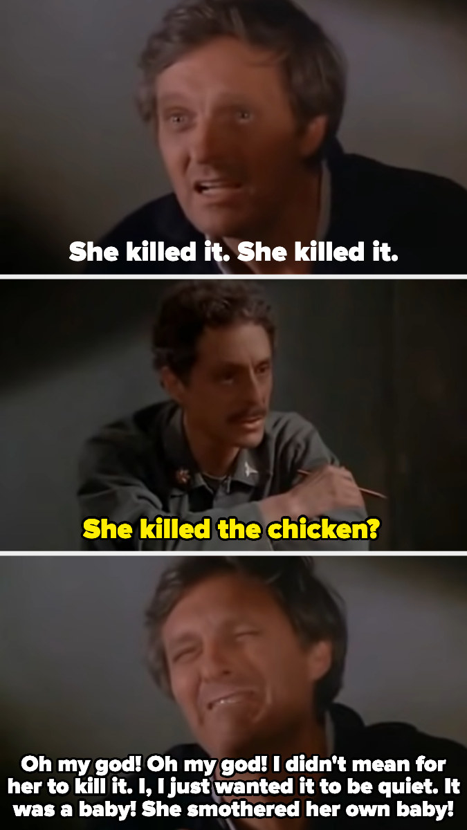 man crying as he says, i didn&#x27;t mean for her to kill it, i just wanted it to be quiet. it was a baby! she smothered her own baby