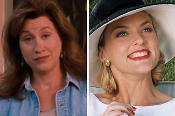 Lisa Ann Walter and Elaine Hendrix as Chessy and Meredith in The Parent Trap