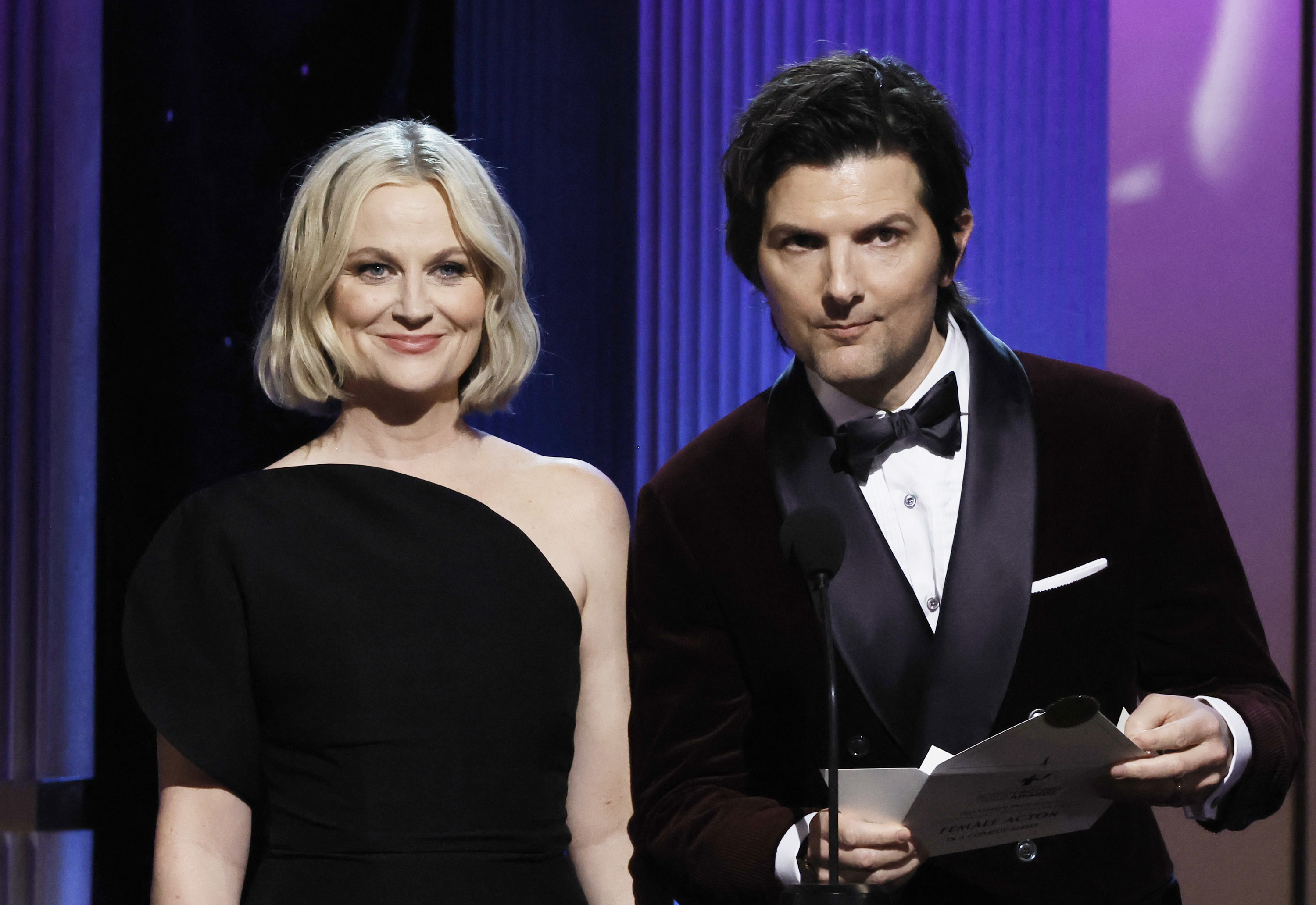 Amy Poehler, Aubrey Plaza and Adam Scott Have 'Parks And Recreation'  Reunion at 2023 SAG Awards