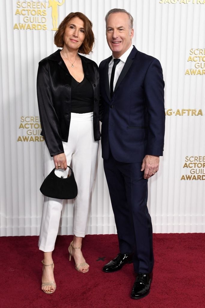 Bob Odenkirk and wife Naomi Yomtov on the red carpet for the 29th Screen Actors Guild Awards