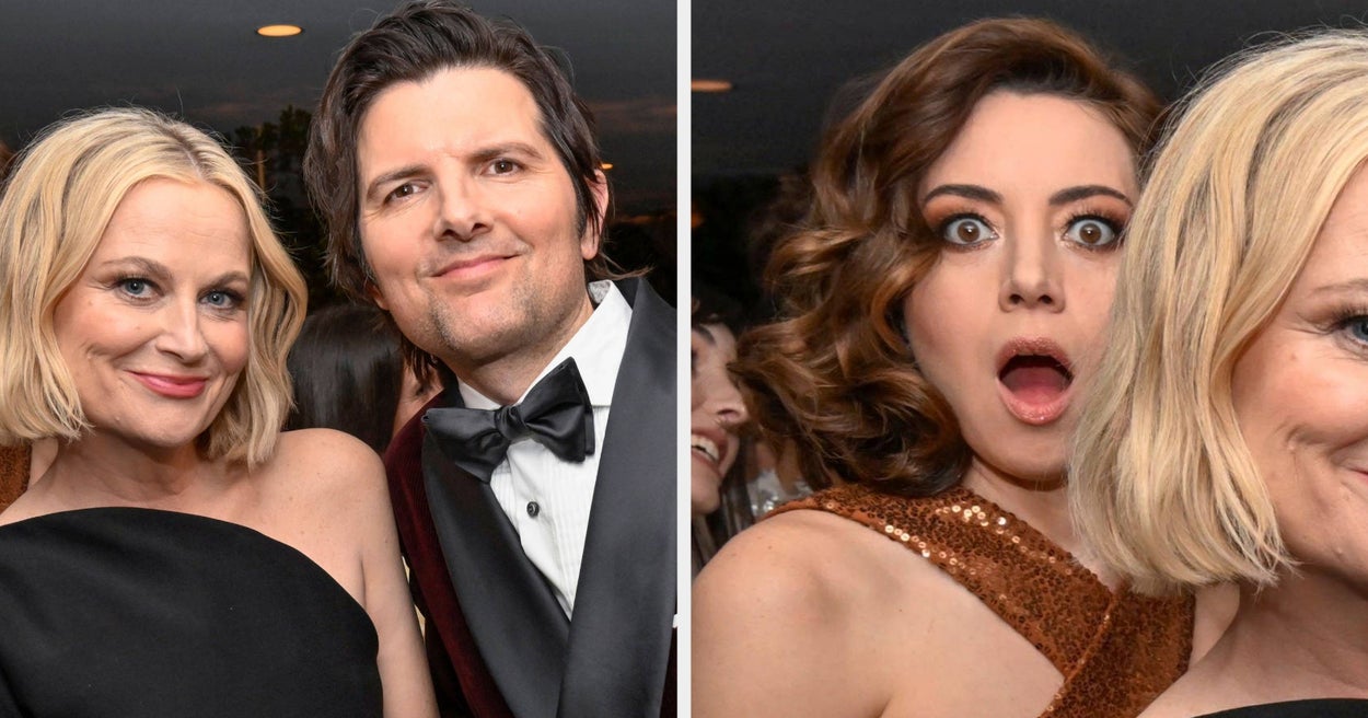 Aubrey Plaza, Amy Poehler, And Adam Scott Reunited At The 2023 SAG Awards, And It’s Flawless