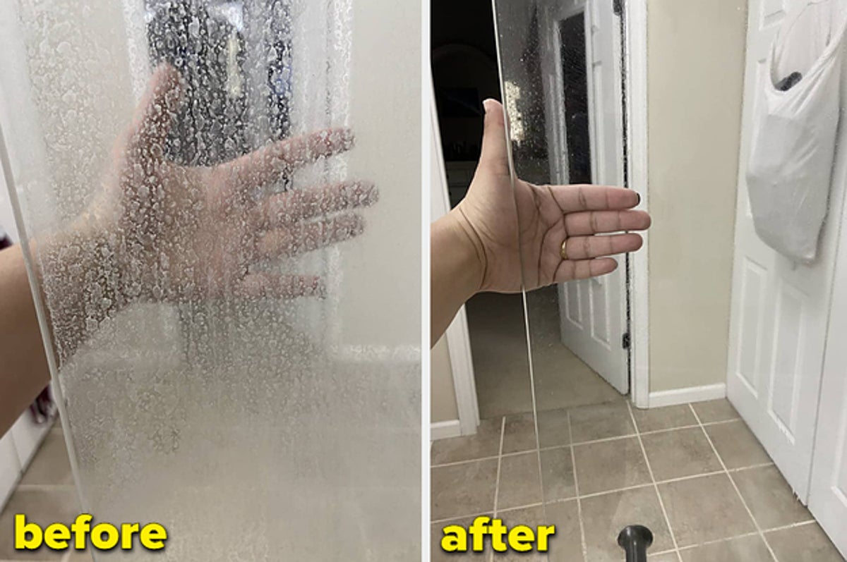 Simply Maid Clean - Using a brillo pad to clean your glass shower