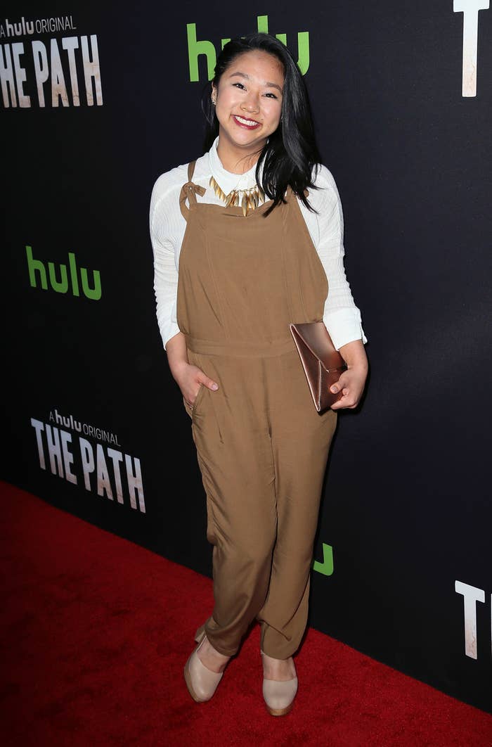 Stephanie Hsu attends the premiere of Hulu&#x27;s &quot;The Path&quot; at ArcLight Hollywood