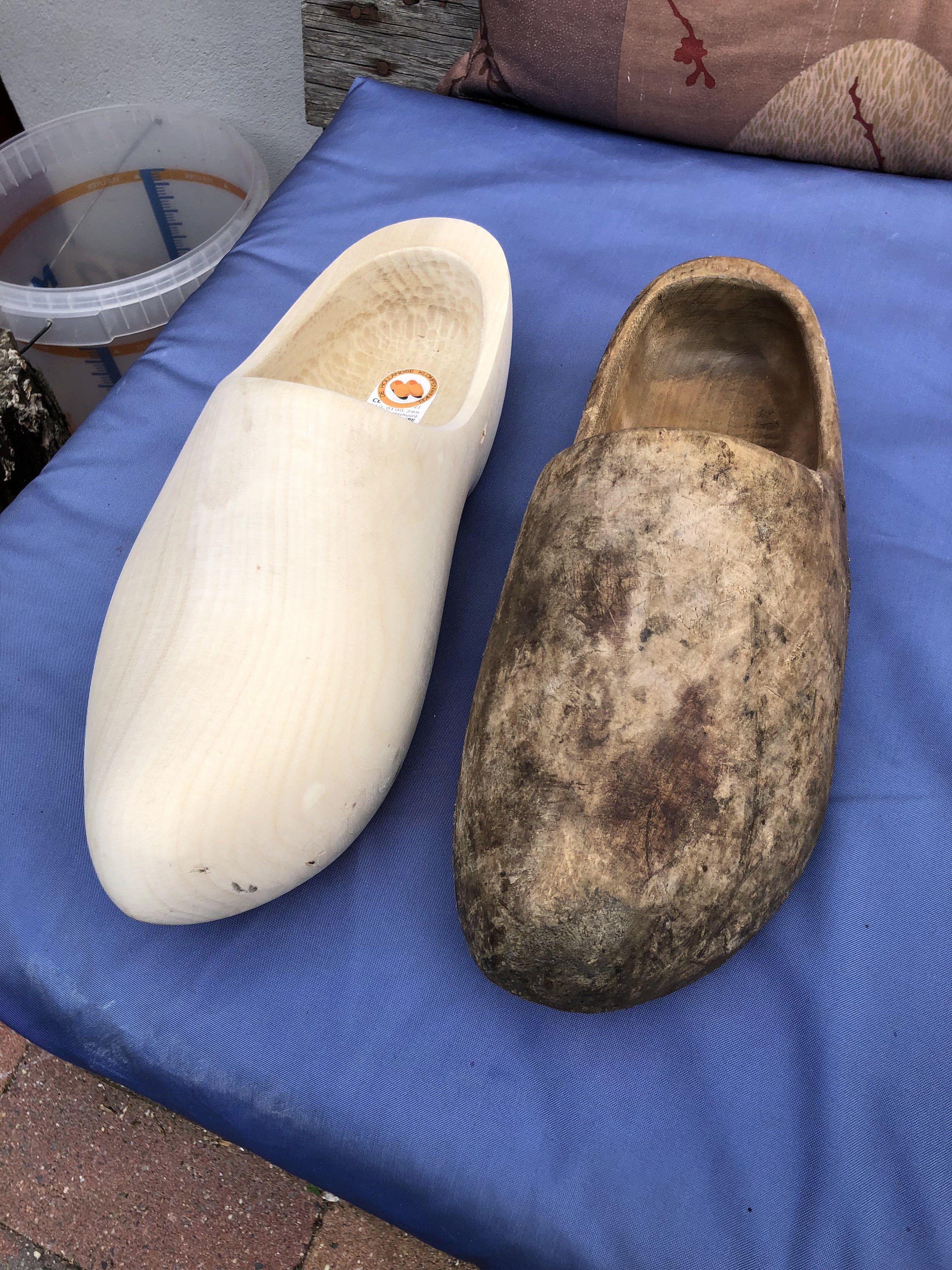 A new and old clog