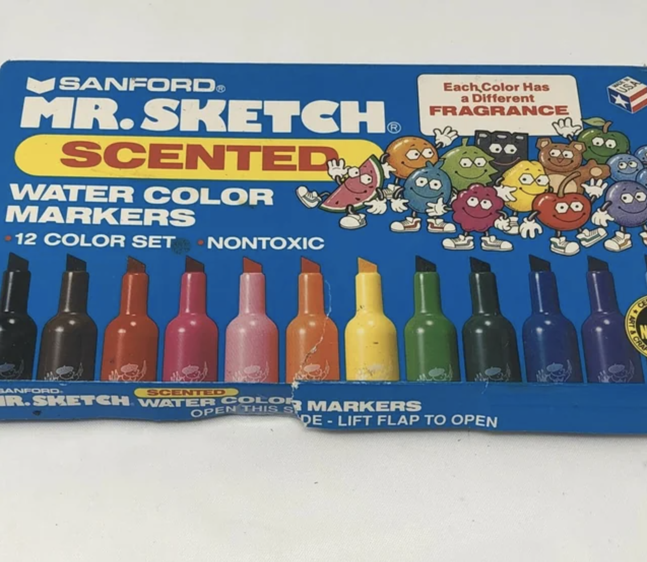 packet of scented markers