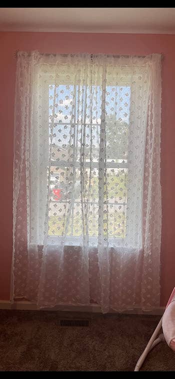 reviewer image of the curtain hanging in front of a window