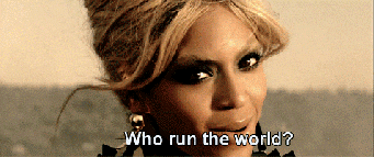 Beyoncé sings &quot;Run the World (Girls)&quot; in the song&#x27;s music video as an explosion goes off in the background