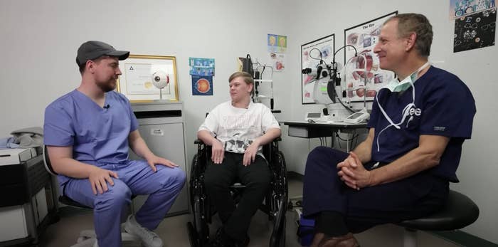 MrBeast, a patient, and a surgeon