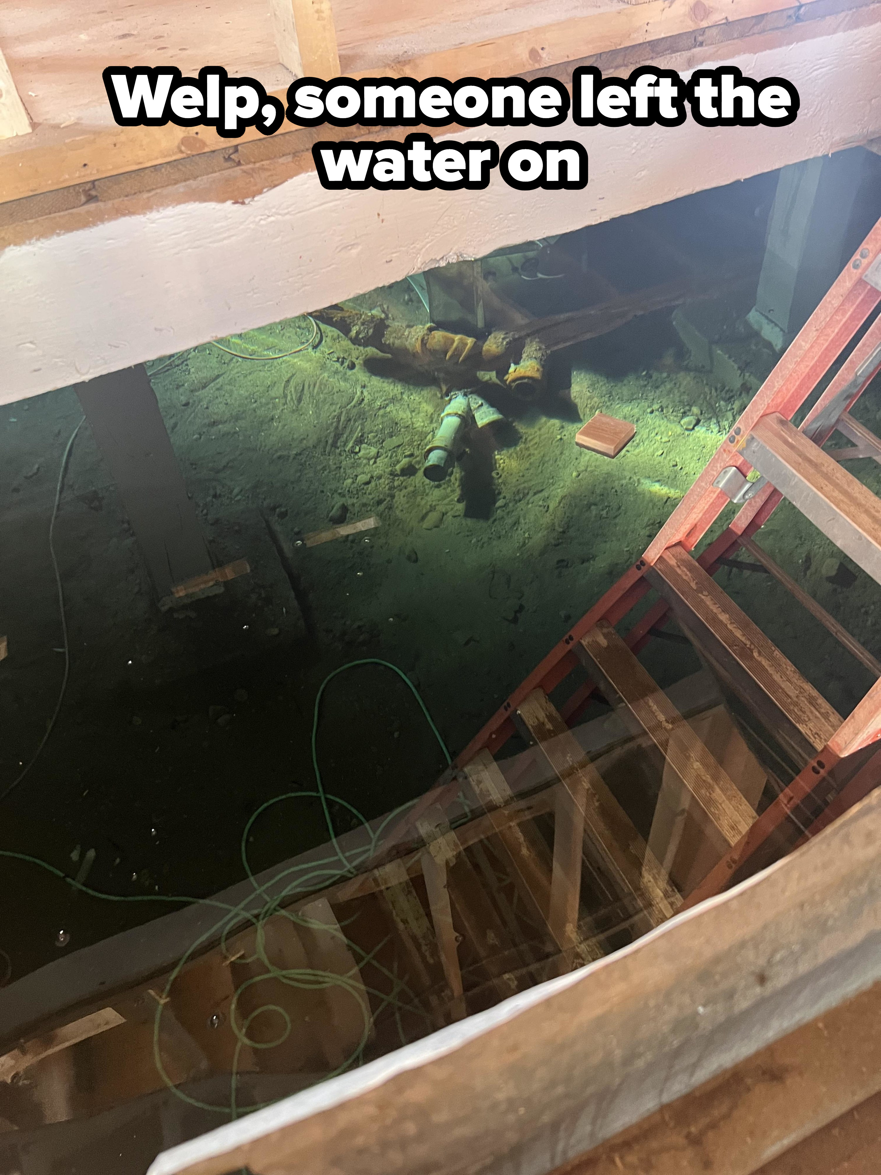 basement underwater