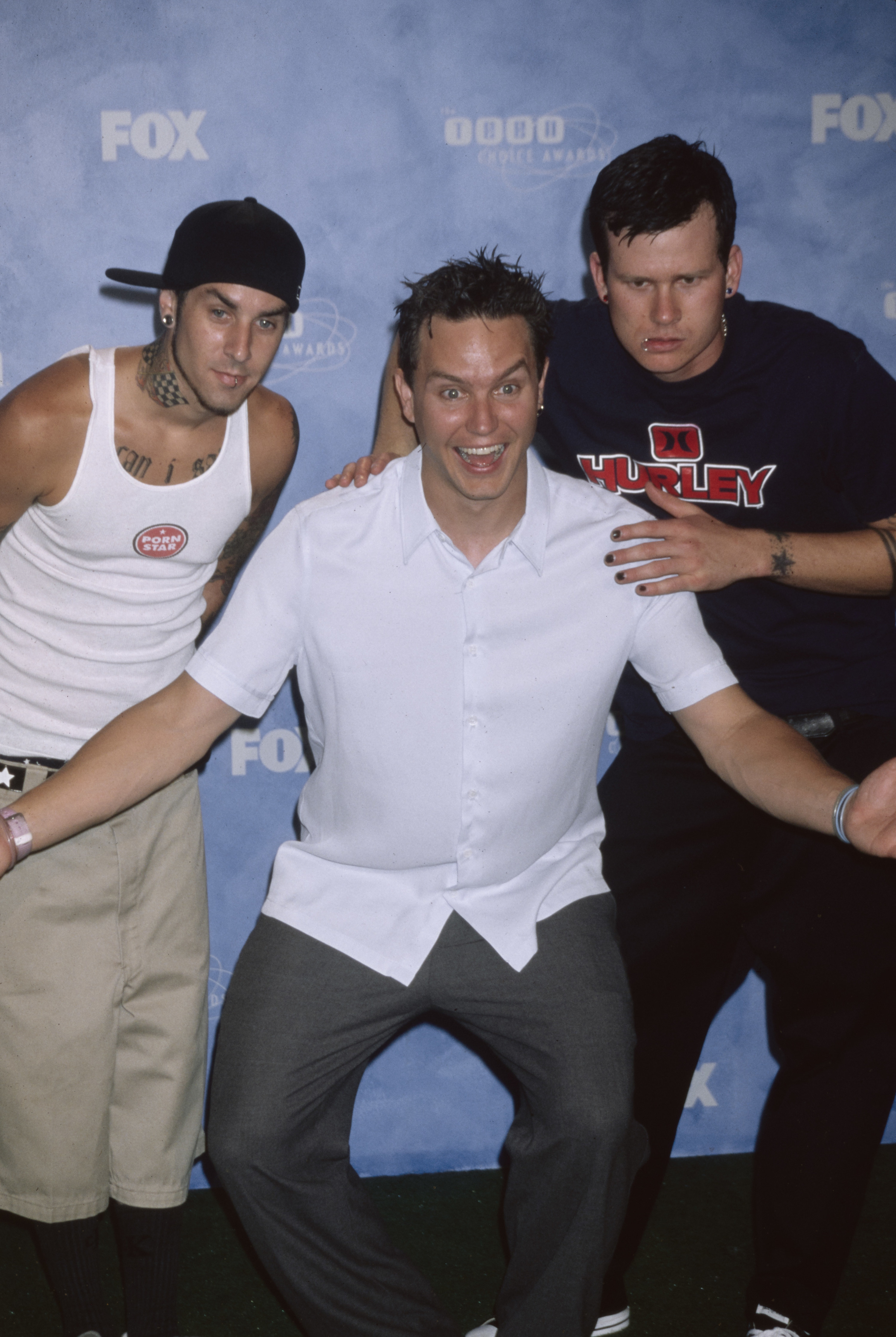 Mark with the rest of Blink 182