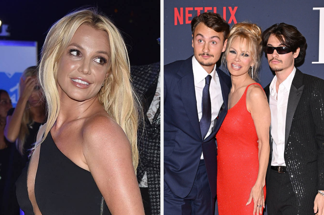 Britney Spears Praises Pamela Anderson's Sons, Shades Hers