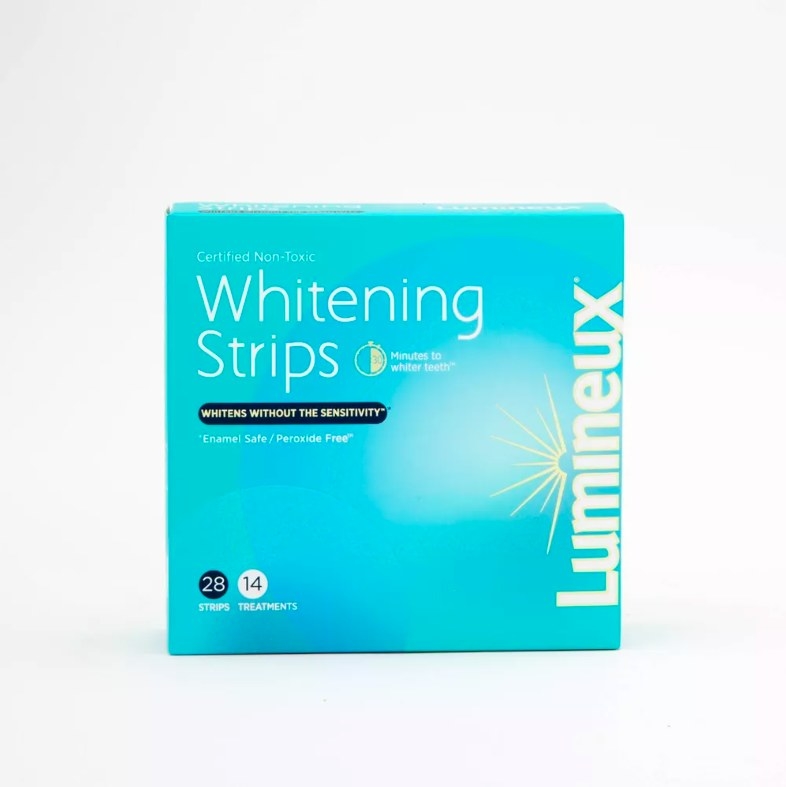 Pack of teeth whitening strips