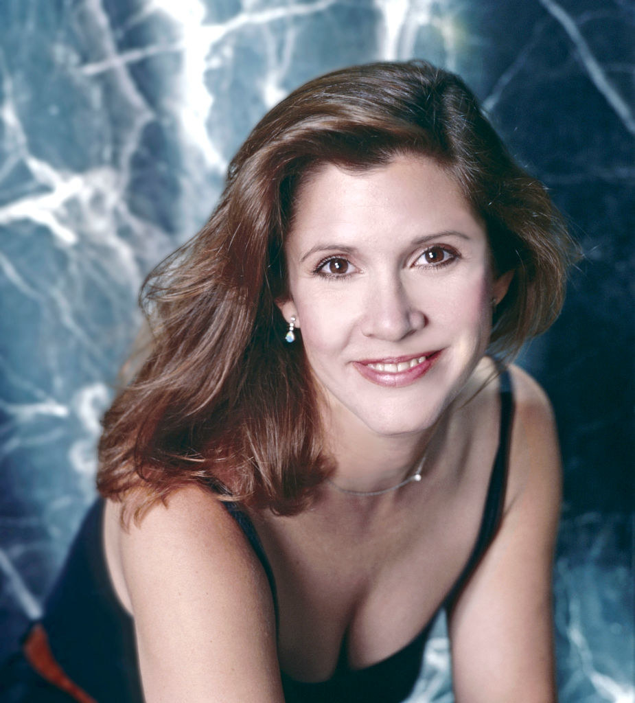 Actress and legend Carrie Fisher poses for a portrait circa 1985 in Los Angeles, California