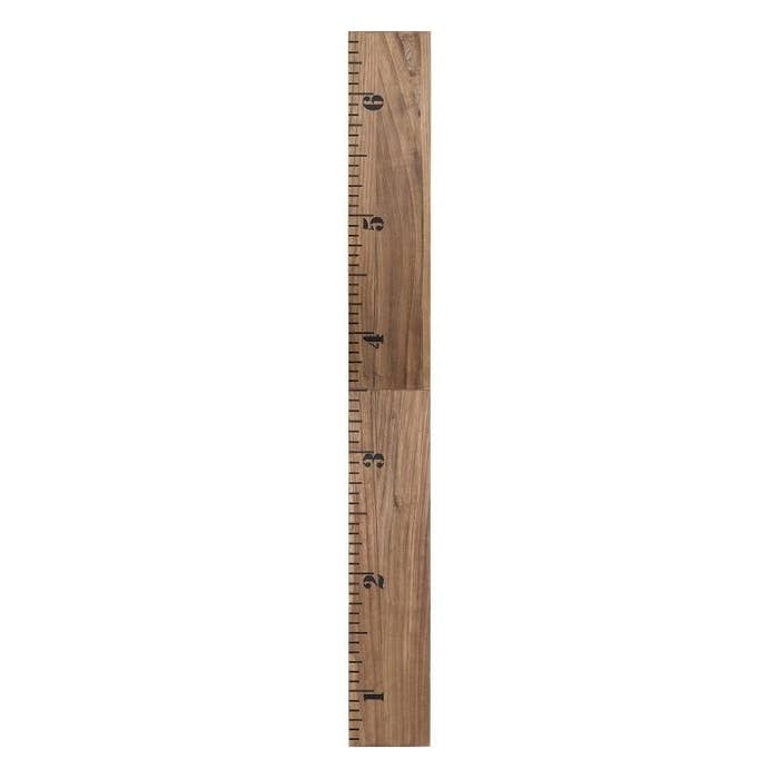 Wooden growth chart